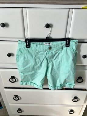 Old Navy Mint Green Bermuda Shorts